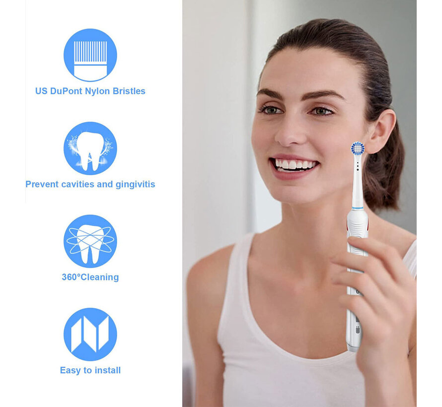 Universele Opzetborstels voor de Oral-B Superior Clean blue - 4st