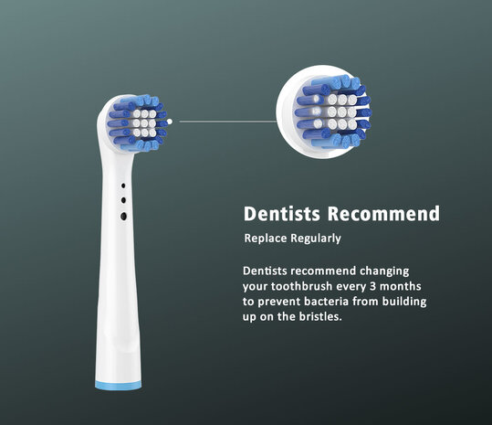 Huismerk Universele Opzetborstels voor de Oral-B Superior Clean blue - 4st Huismerk Universele Opzetborstels voor de Oral-B Superior Clean blue - 4st