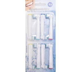 Huismerk Universele opzetborstels voor de Oral-B - 8 stuks Huismerk Universele opzetborstels voor de Oral-B - 8 stuks