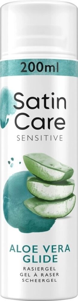 Gillette Gillette Satin Care Scheergel Gevoelige Huid - 200 ml Gillette Gillette Satin Care Scheergel Gevoelige Huid - 200 ml