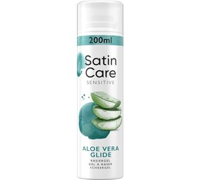 Gillette Gillette Satin Care Scheergel Gevoelige Huid - 200 ml Gillette Gillette Satin Care Scheergel Gevoelige Huid - 200 ml