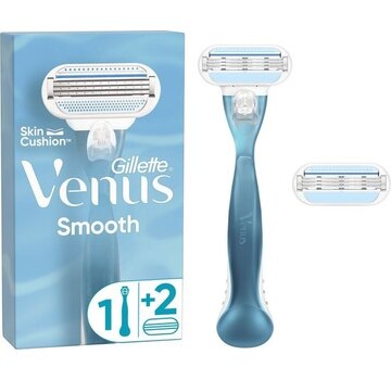 Gillette Gillette Venus Smooth Scheersysteem - 2 mesjes