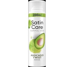 Gillette Gillette Satin Care Scheergel Avocado twist - 200 ml Gillette Gillette Satin Care Scheergel Avocado twist - 200 ml