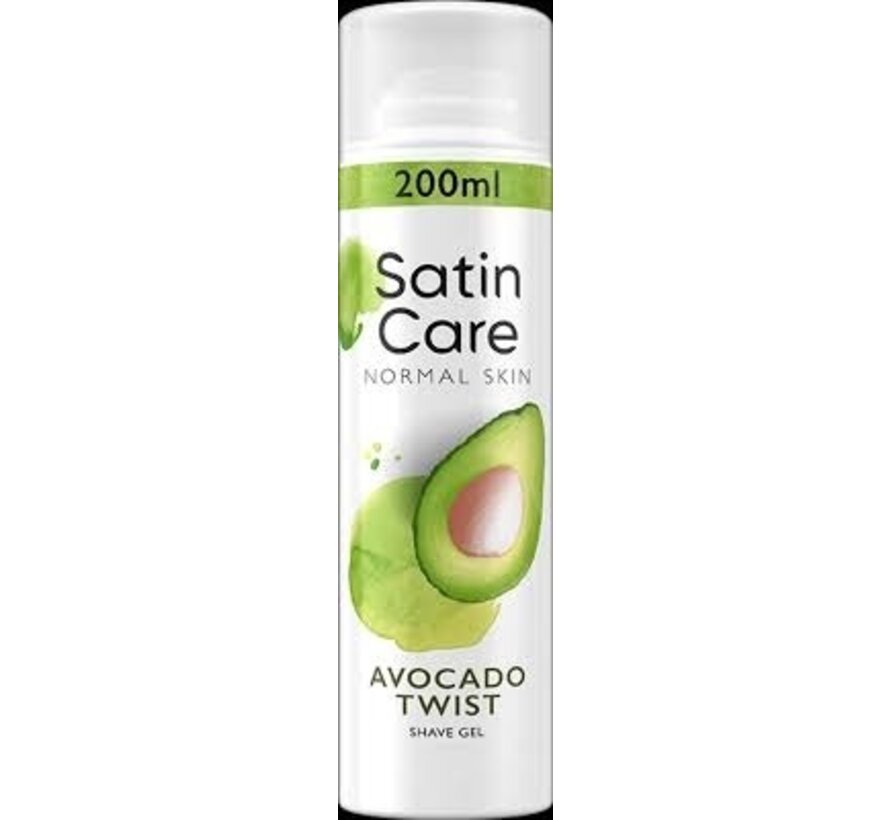 Gillette Satin Care Scheergel Avocado twist - 200 ml