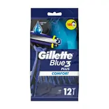 Gillette Gillette Blue3 Comfort Wegwerp Scheermesjes Voor Mannen - 12 stuks Gillette Gillette Blue3 Comfort Wegwerp Scheermesjes Voor Mannen - 12 stuks