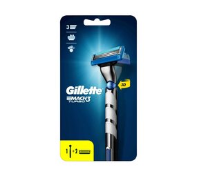 Gillette Gillette Mach3 Turbo Scheerhouder Voor Mannen - 2 mesjes