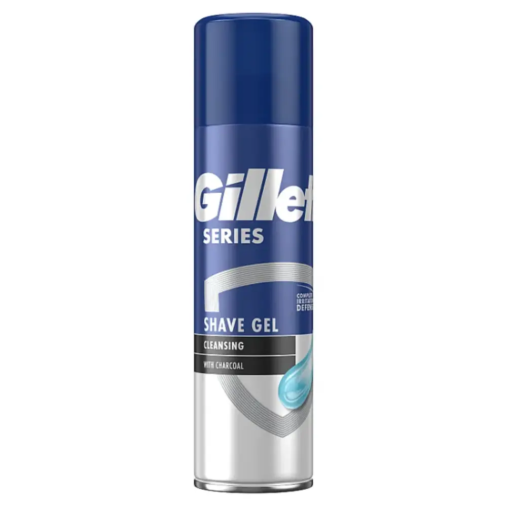 Gillette Gillette Scheergel – Series Cleansing with Charcoal - 200 ml Gillette Gillette Scheergel – Series Cleansing with Charcoal - 200 ml