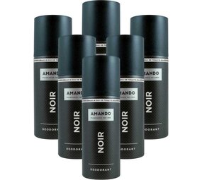 Amando Amando Deodorant Spray Noir Voordeelverpakking - 6x150 ml
