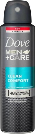 Dove Dove Men Deodorant Spray Clean Comfort - 150 ml