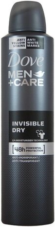 Dove Dove Deodorant Spray Men Invisible Dry - 250 ml Dove Dove Deodorant Spray Men Invisible Dry - 250 ml