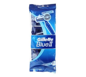 Gillette Gillette Blue II Wegwerpmesjes - 5 stuks Gillette Gillette Blue II Wegwerpmesjes - 5 stuks