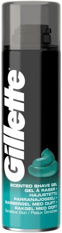 Gillette Gillette Scheergel Sensitive voor de Gevoelige Huid - 200 ml Gillette Gillette Scheergel Sensitive voor de Gevoelige Huid - 200 ml