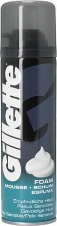 Gillette Gillette Scheerschuim Sensitive - 200 ml Gillette Gillette Scheerschuim Sensitive - 200 ml