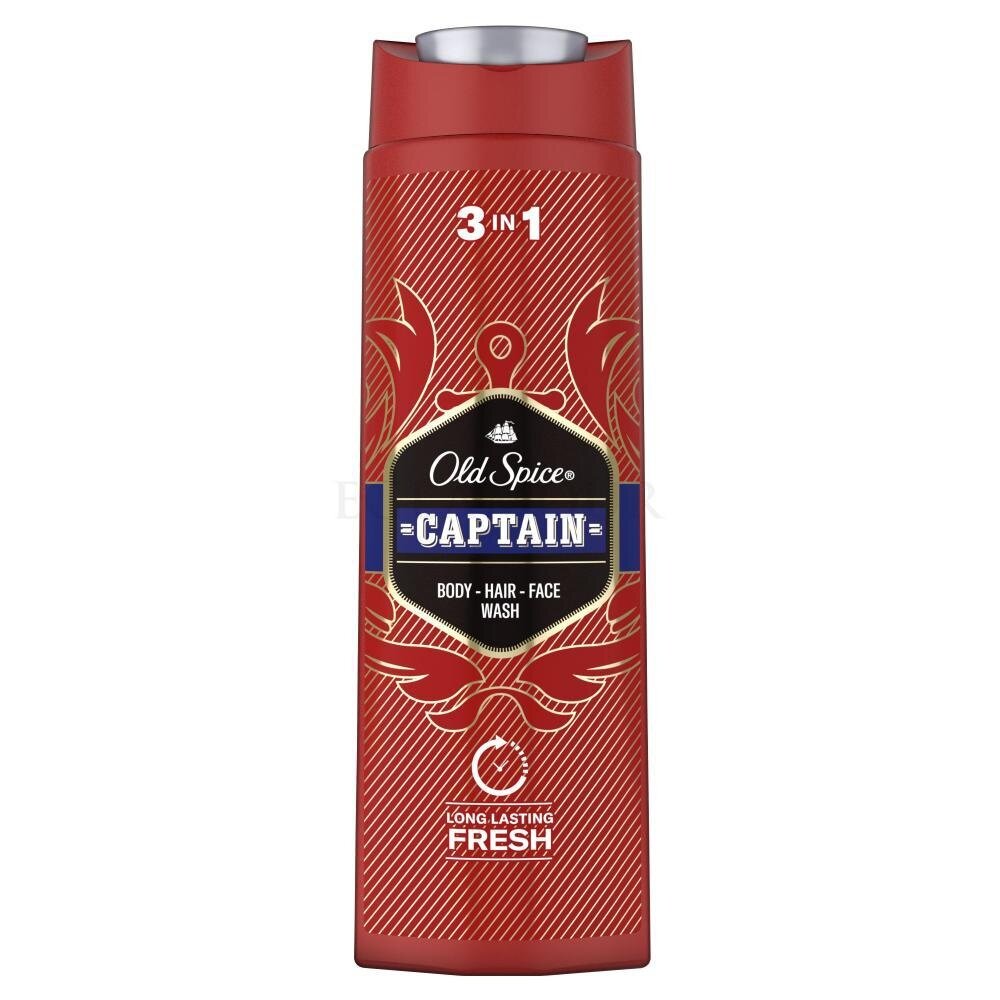 Old spice Old Spice Douchegel Captain 3in1 - 250 ml Old spice Old Spice Douchegel Captain 3in1 - 250 ml