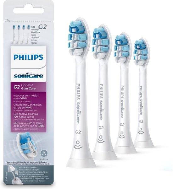 Philips Sonicare G2 Optimal Gum Care HX9034/10 - Opzetborstels - 4 stuks