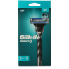 Gillette Gillette Houder Mach3 + 2 scheermesjes Gillette Gillette Houder Mach3 + 2 scheermesjes