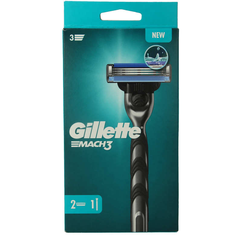 Gillette Gillette Houder Mach3 + 2 scheermesjes