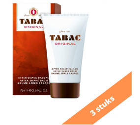 Tabac Tabac Aftershave Balsem - Original 75 ml. 3 x Voordeelpak Tabac Tabac Aftershave Balsem - Original 75 ml. 3 x Voordeelpak