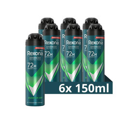 Rexona Rexona Deospray Men - Quantum Dry 150 ml. NL/FR 6 x Voordeelpak Rexona Rexona Deospray Men - Quantum Dry 150 ml. NL/FR 6 x Voordeelpak