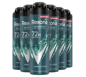 Rexona Rexona Deospray Men - Marine 150 ml. NL/FR 6 x Voordeelpak Rexona Rexona Deospray Men - Marine 150 ml. NL/FR 6 x Voordeelpak