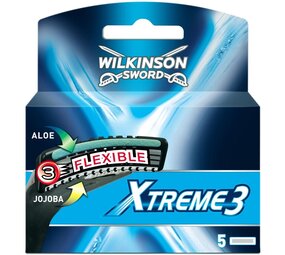 Wilkinson Wilkinson Xtreme 3 Flexible Scheermesjes - 5 stuks Wilkinson Wilkinson Xtreme 3 Flexible Scheermesjes - 5 stuks
