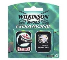 Wilkinson Wilkinson Fx Diamond scheermesjes - 4 stuks Wilkinson Wilkinson Fx Diamond scheermesjes - 4 stuks