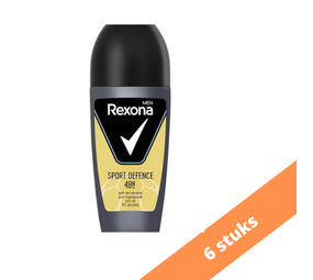 Rexona Rexona Deo Roll-on Men - Sport Defence 50 ml. 6 x Voordeelpak