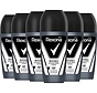 Rexona Deo Roll-on Men - Invisible Black & White 50 ml. 6 x Voordeelpak