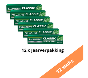 Palmolive Palmolive Scheercreme - Classic 100 ml. 12 x Voordeelpak Palmolive Palmolive Scheercreme - Classic 100 ml. 12 x Voordeelpak