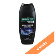 Palmolive Palmolive Douchegel Men - Refreshing 250 ml. 6 x Voordeelpak