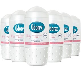 Odorex Odorex Deo Roll-on - Sensitive Care 50 ml. 6 x Voordeelpak