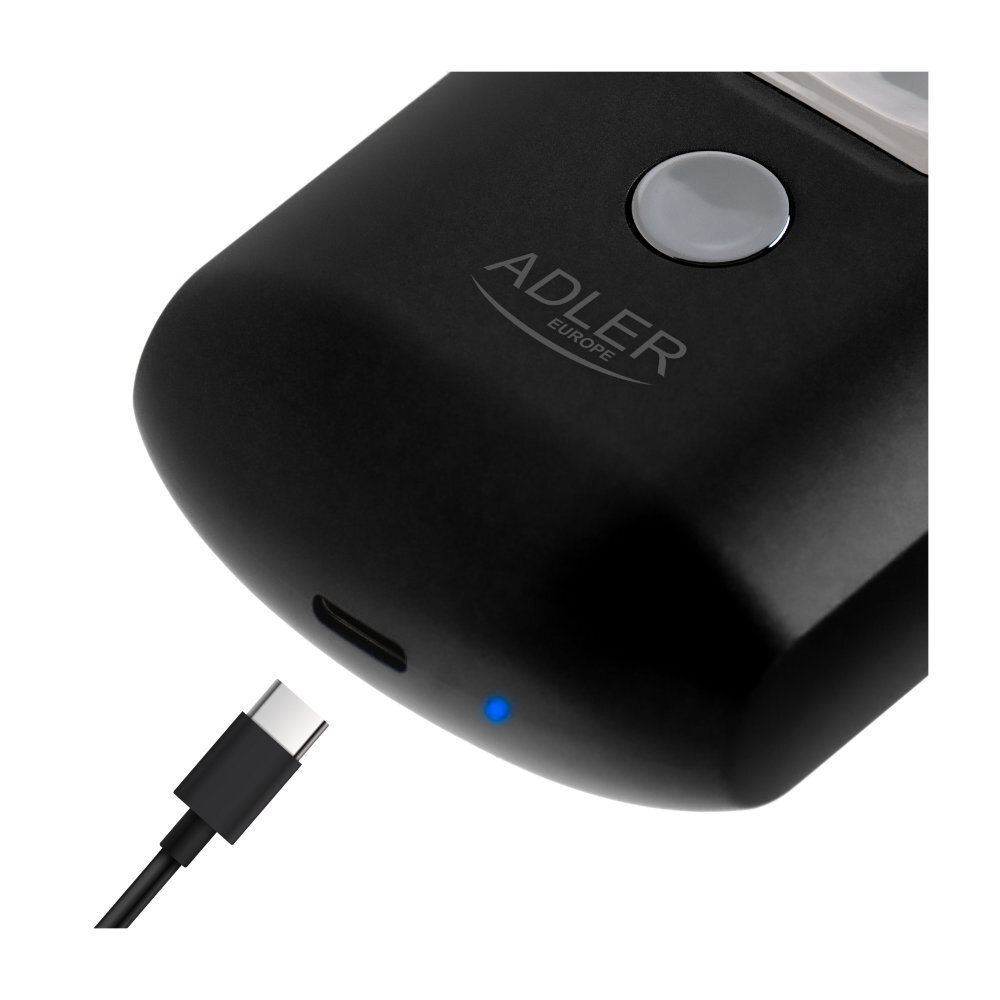 Adler Adler AD 2936 Reisscheerapparaat - USB 2 Koppen Adler Adler AD 2936 Reisscheerapparaat - USB 2 Koppen