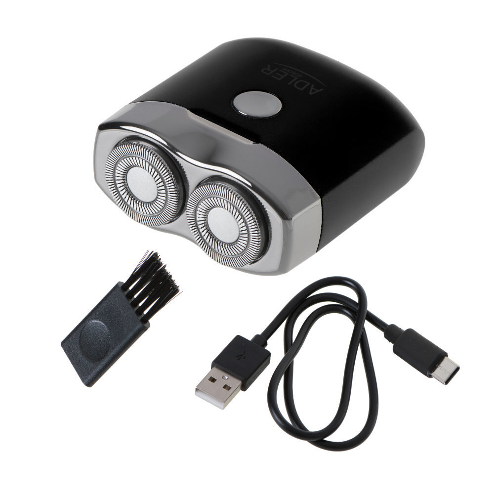 Adler Adler AD 2936 Reisscheerapparaat - USB 2 Koppen Adler Adler AD 2936 Reisscheerapparaat - USB 2 Koppen