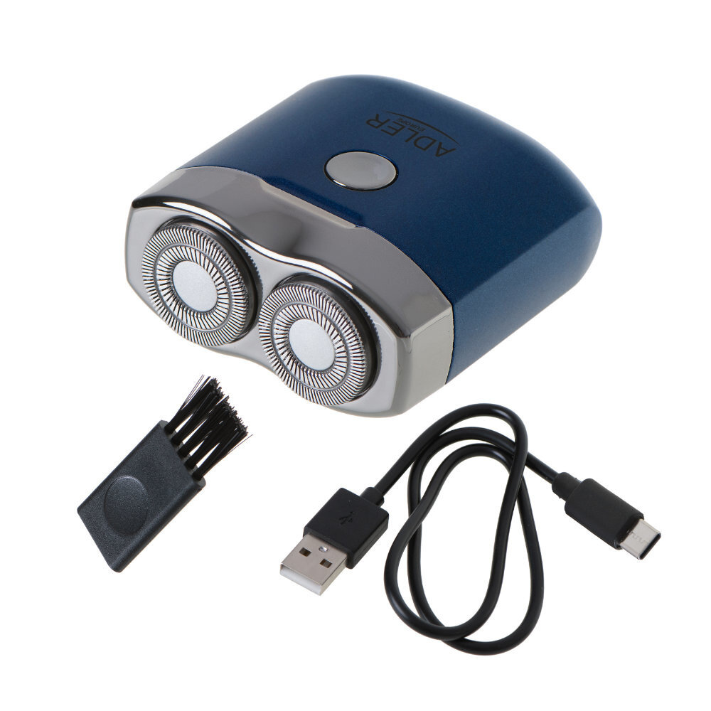 Adler Adler AD 2937 Reisscheerapparaat - USB 2 Koppen Adler Adler AD 2937 Reisscheerapparaat - USB 2 Koppen