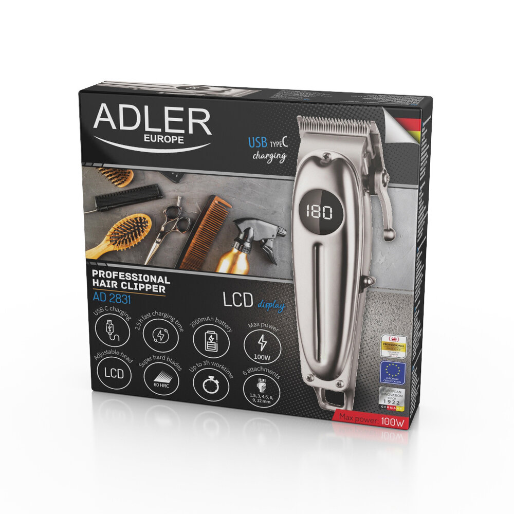 Adler Adler Professionele Tondeuse AD 2831 - 100 w Adler Adler Professionele Tondeuse AD 2831 - 100 w
