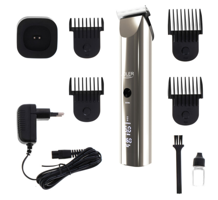 Adler Tondeuse Met LCD Scherm AD 2834 - 60 W