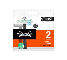 Wilkinson Wilkinson Wegwerpmesjes Men - Extra Dun 5 stuks Wilkinson Wilkinson Wegwerpmesjes Men - Extra Dun 5 stuks