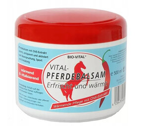 Bio Vital Bio Vital Crème verwarmende Paardenbalsem Chili - 500 ml. Bio Vital Bio Vital Crème verwarmende Paardenbalsem Chili - 500 ml.