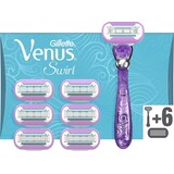 Gillette Gillette Venus Deluxe Smooth Swirl Scheersysteem Voor Vrouwen + 5 Scheermesjes Gillette Gillette Venus Deluxe Smooth Swirl Scheersysteem Voor Vrouwen + 5 Scheermesjes