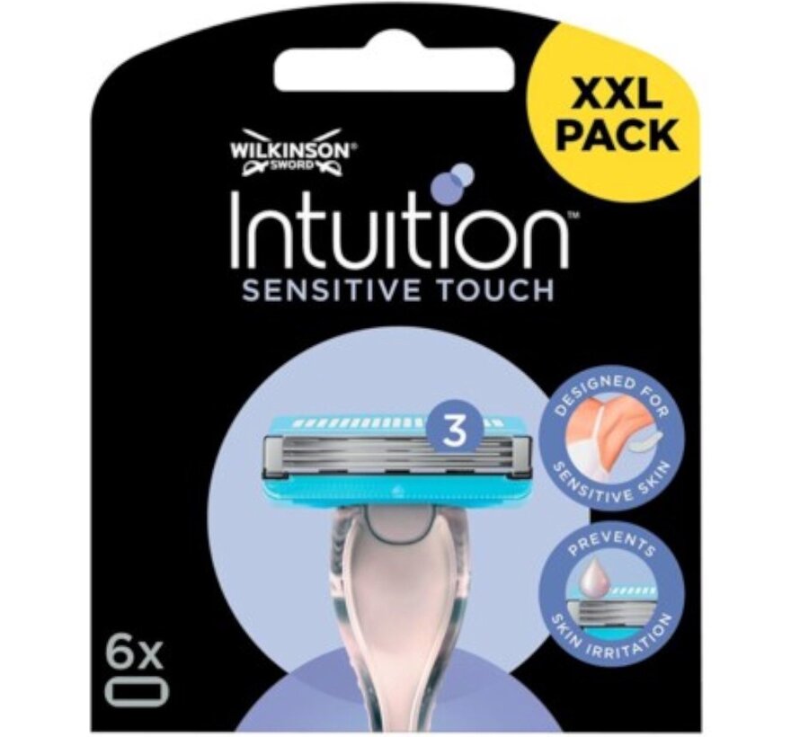 Wilkinson scheermesjes Intuition sensitive Touch 6 scheermesjes