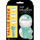 Wilkinson Wilkinson Sword Intuition 2-in-1 Sensitive Care - Scheermes - Voordeelverpakking - Navulmesjes 3 stuks - met Houder Wilkinson Wilkinson Sword Intuition 2-in-1 Sensitive Care - Scheermes - Voordeelverpakking - Navulmesjes 3 stuks - met Houder