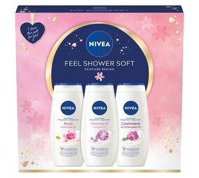 Nivea Nivea Feel Shower Soft Geschenkset- 3 stuks Nivea Nivea Feel Shower Soft Geschenkset- 3 stuks