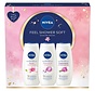 Nivea Feel Shower Soft Geschenkset- 3 stuks