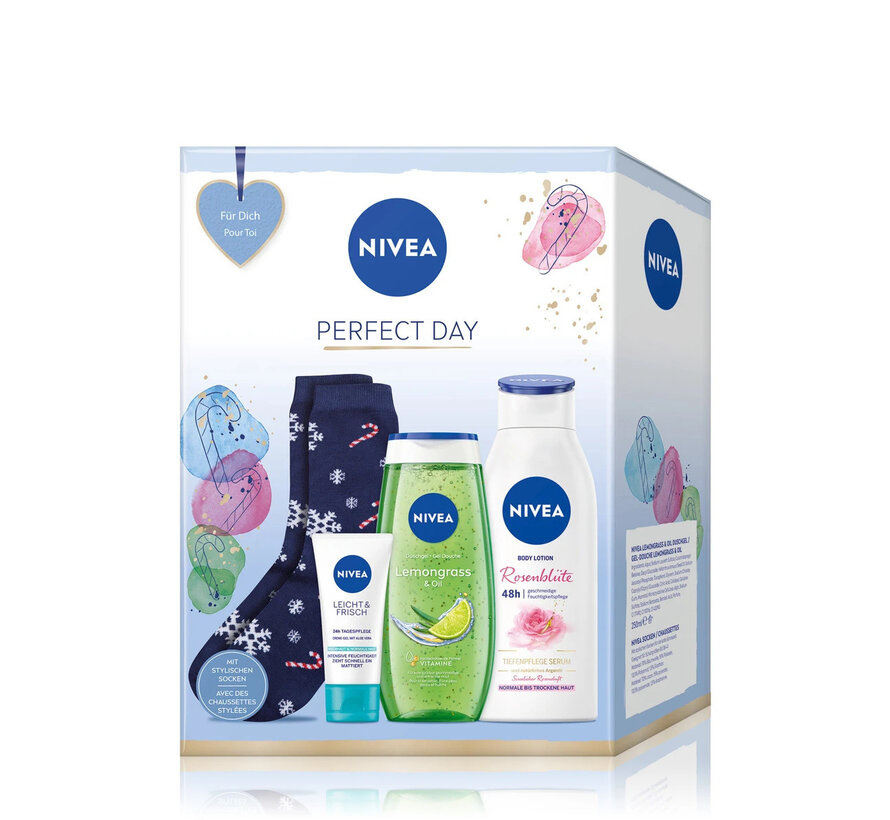 Nivea Geschenkset Perfect Day - 4 stuks