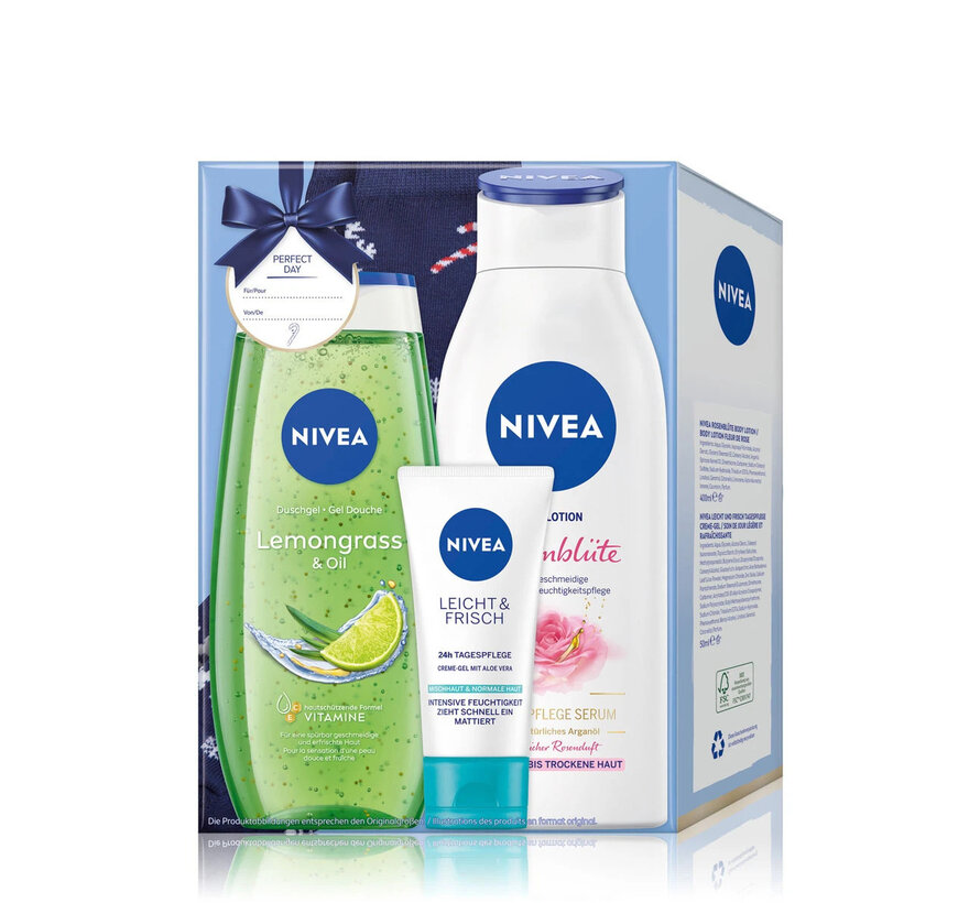 Nivea Geschenkset Perfect Day - 4 stuks