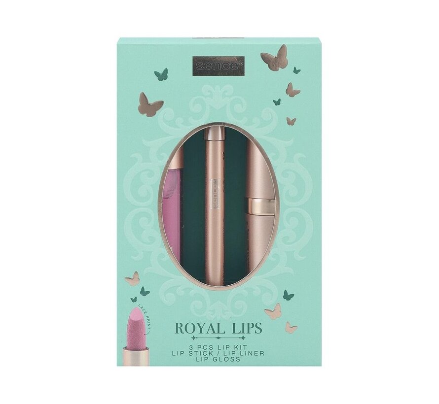 Sence Beauty Giftset Lip Kit Royal Chic - 3st