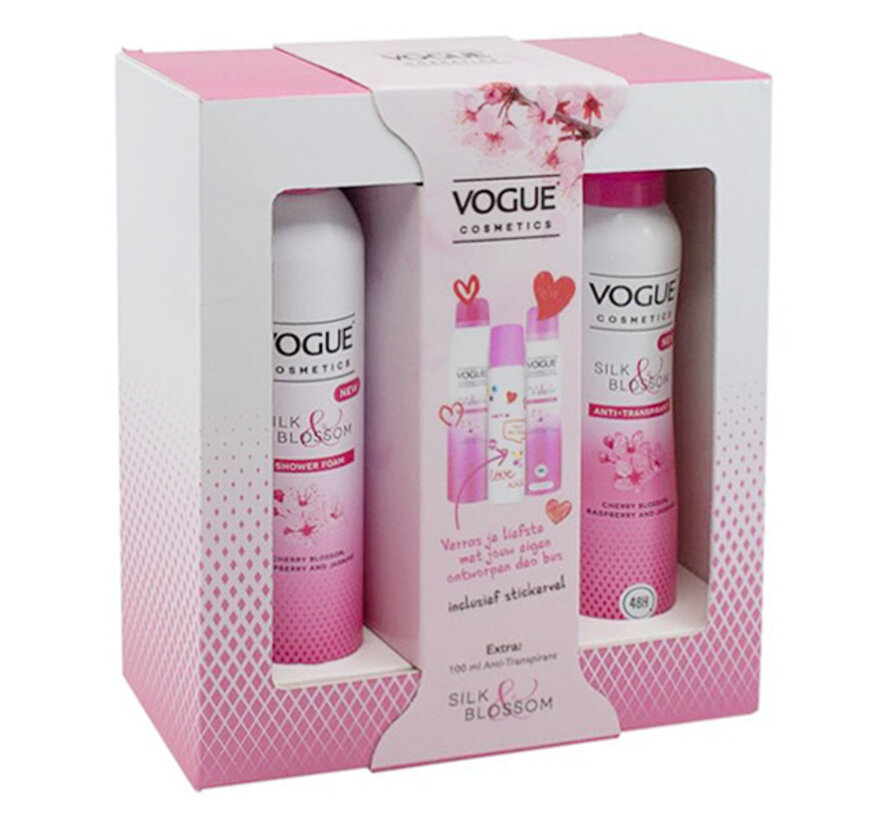 Vogue Geschenkset Silk & Blossom - 2 stuks
