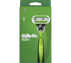 Gillette Gillette Body Scheermeshouder + 1 Body scheermesje Gillette Gillette Body Scheermeshouder + 1 Body scheermesje