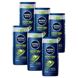 Nivea Nivea Douchegel Men - Energy 250 ml. 6 x Voordeelpak