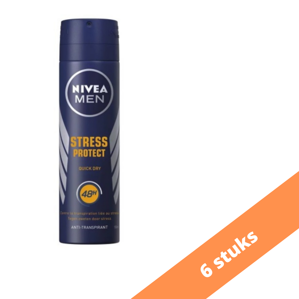 Nivea Nivea Deospray Men - Stress Protect 150 ml. 6 x Voordeelpak